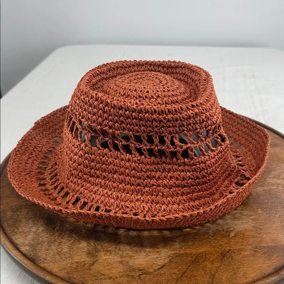 Madewell Hat Wm Small/Medium Paper Woven Sun Hat - Picture 3 of 9